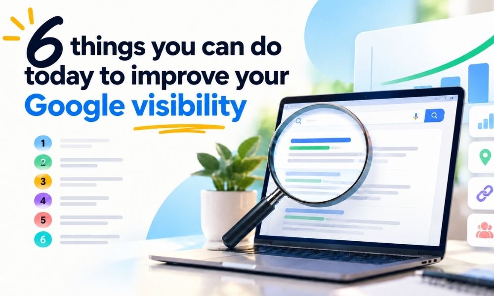 6 things you can do today to improve your Google visibility